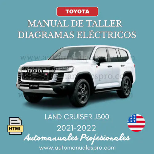 Manual Taller Interactivo Toyota Land Cruiser J300 2021-2022