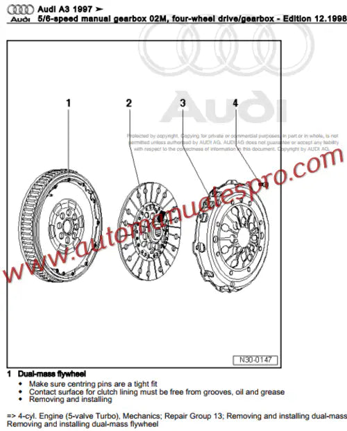 Manual de Taller y Diagramas Audi A3 (8L) 1997-2003