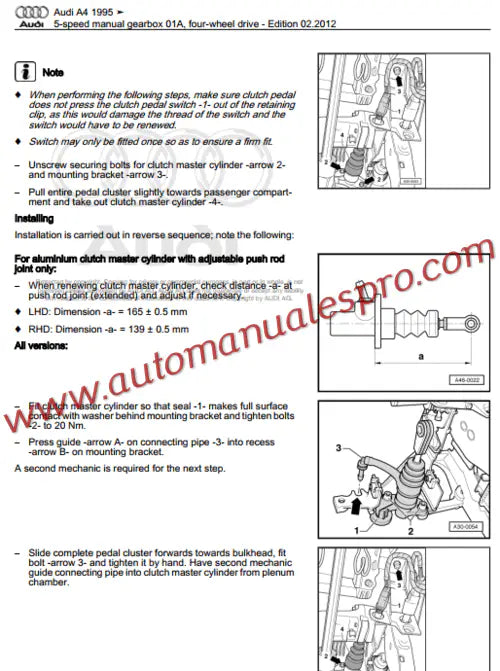 Manual de Taller y Diagramas Eléctricos Audi A4 1994-2001
