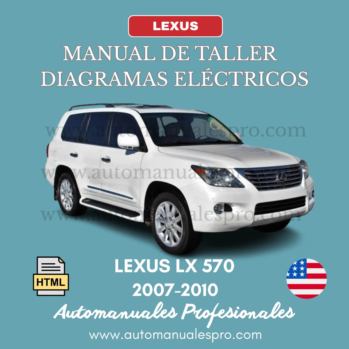Manual de Taller y Diagramas Lexus LX570 (2007-2010)