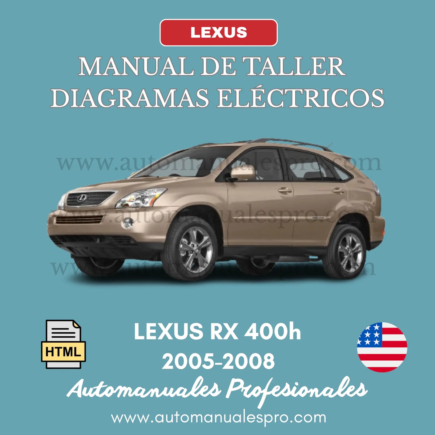 Manual de Taller y Diagramas Lexus RX 400h (2006-2008)