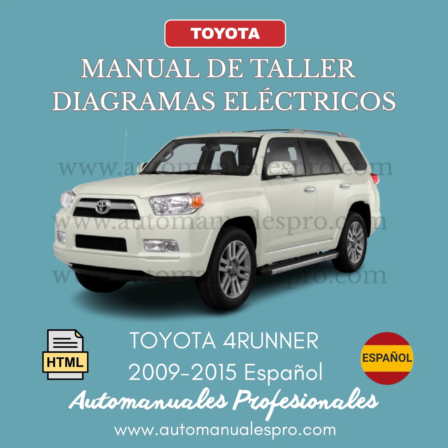 Manual de Taller Diagramas Toyota 4Runner 2009-2015 Español