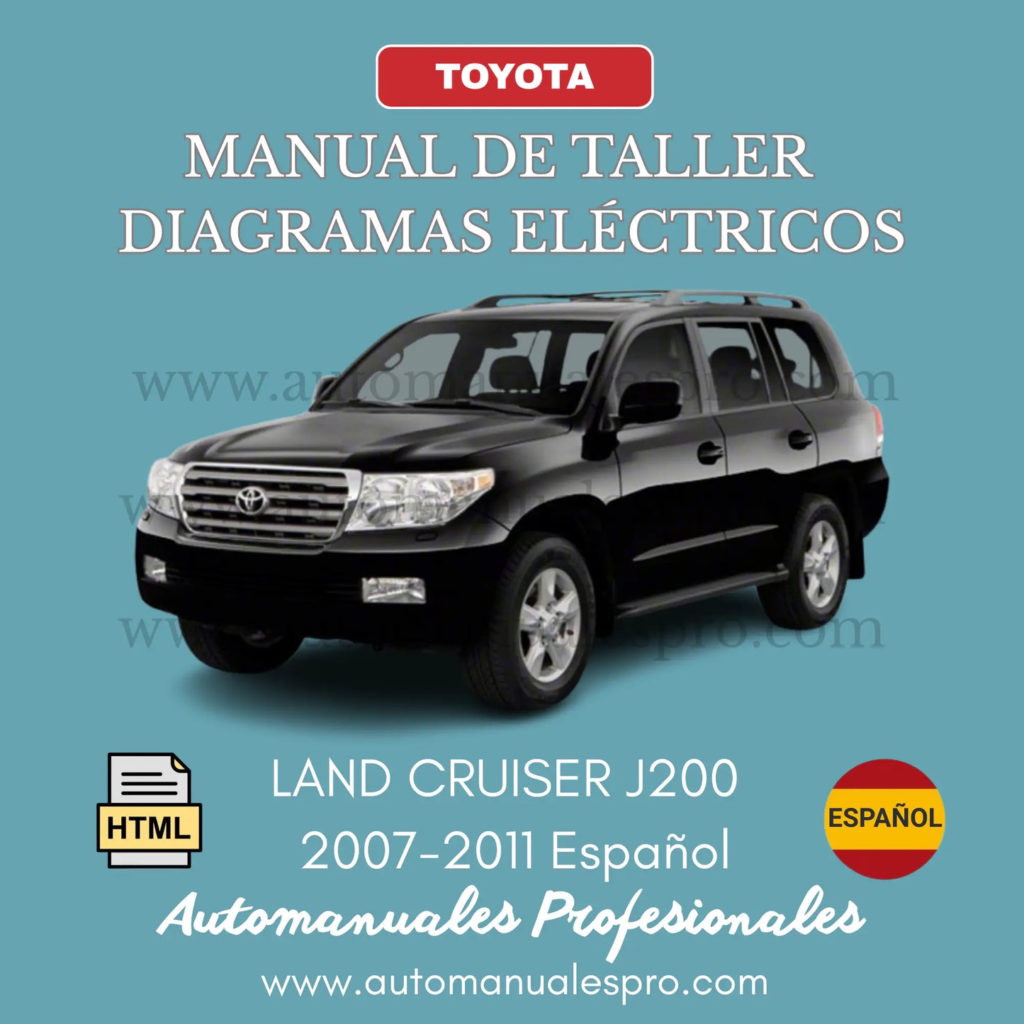 Manual de Taller Toyota Land Cruiser J200 2007-2011 Español