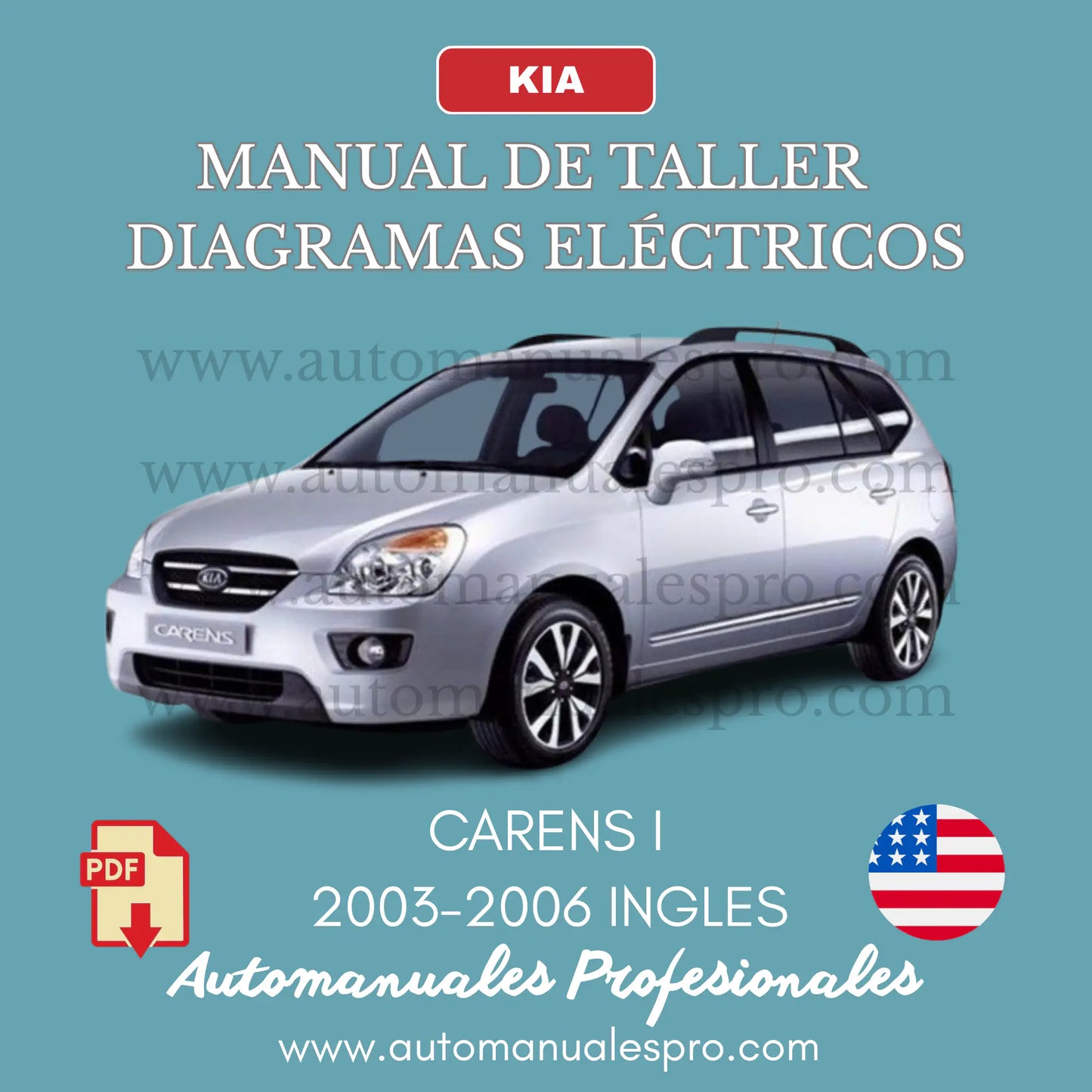 Manual de Taller y Diagramas Eléctricos Kia Carens 1999-2012