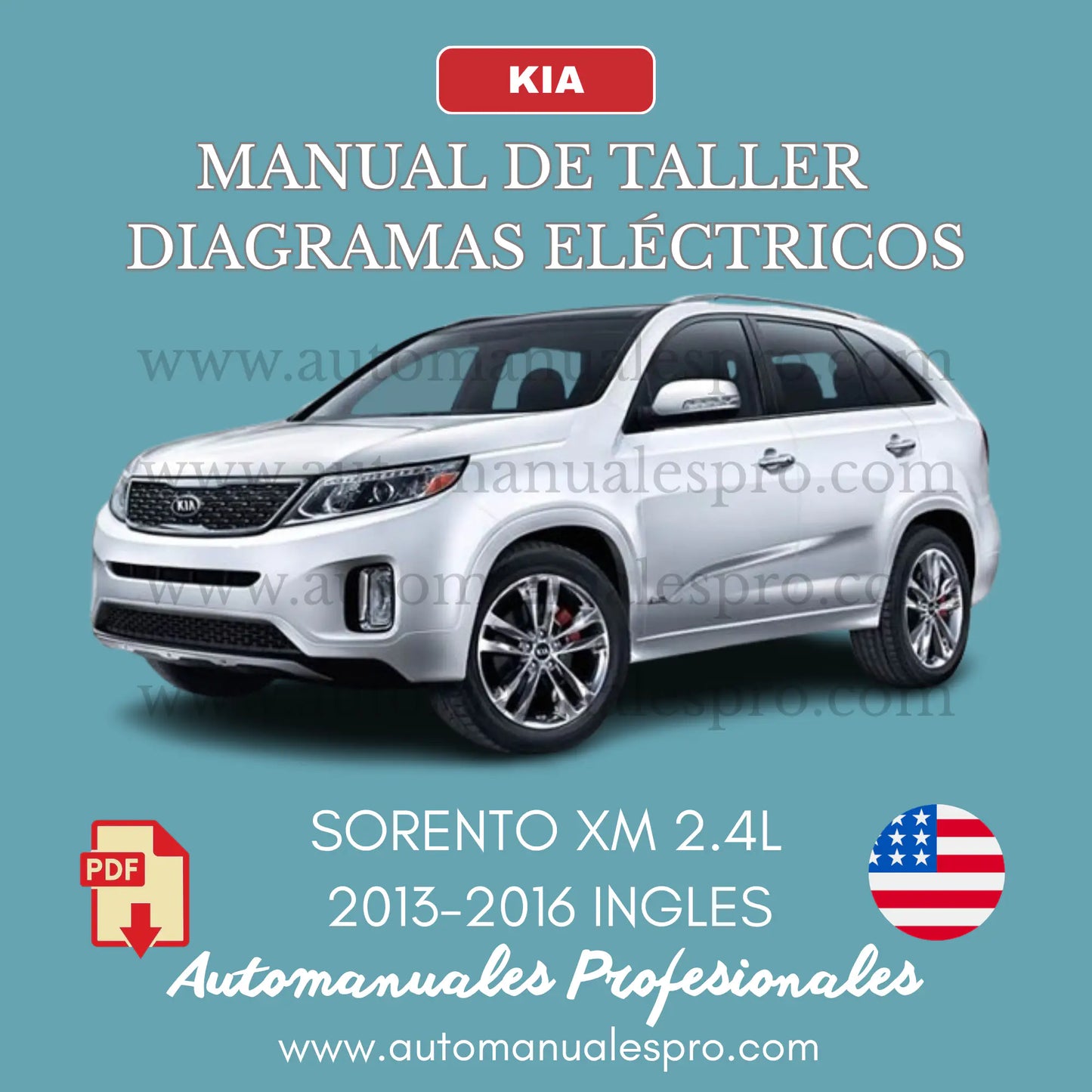 Manual de Taller Kia Sorento XM Motor 2.4L (2013-2016)