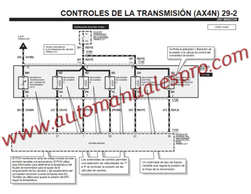 Manual de Taller y Diagramas Ford Windstar 1998-2003 Español
