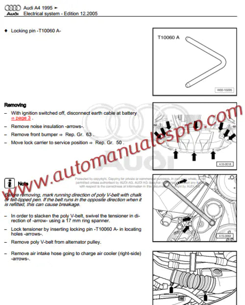 Manual de Taller y Diagramas Eléctricos Audi A4 1994-2001