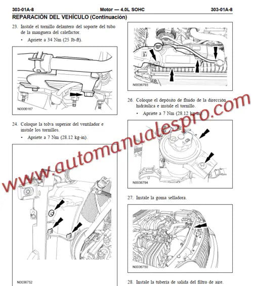 Manual de Taller y Diagramas Ford Explorer 2006-2010 Español