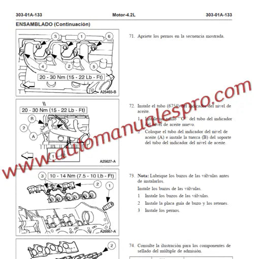 Manual de Taller Ford F-150 y F-250 1997-2000 Español