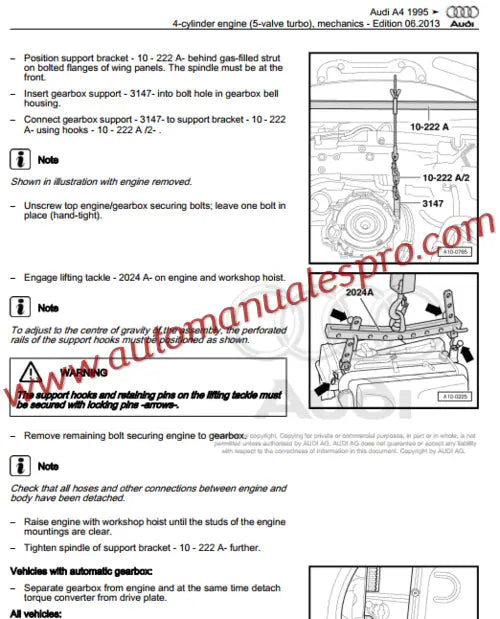 Manual de Taller y Diagramas Eléctricos Audi A4 1994-2001