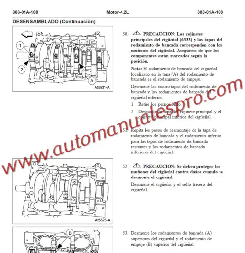 Manual de Taller Ford F-150 y F-250 1997-2000 Español