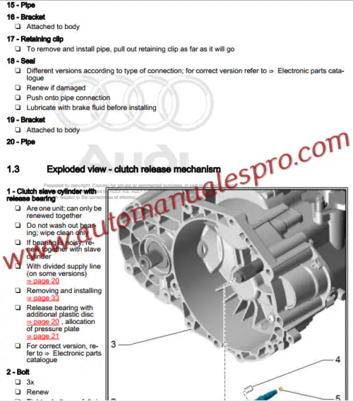 Manual de Taller y Diagramas Eléctricos Audi Q3 (2011-2018)