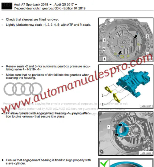 Manual de Taller y Diagramas Audi Q5 y SQ5 (2017-2020)