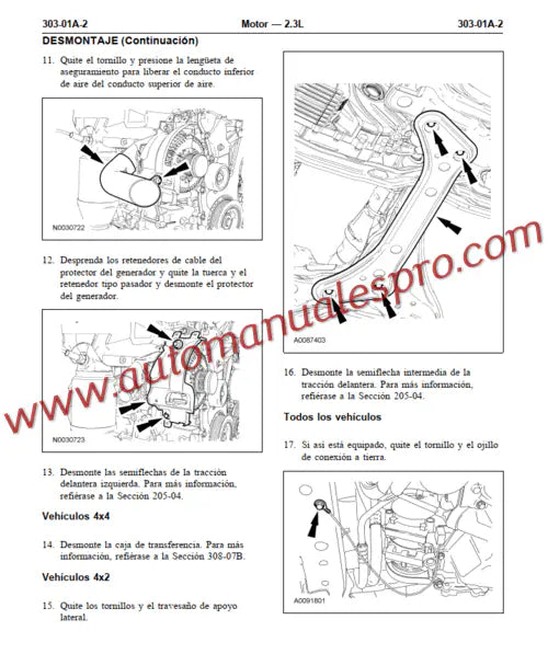 Manual de Taller y Diagramas Ford Escape 2001-2007 Español