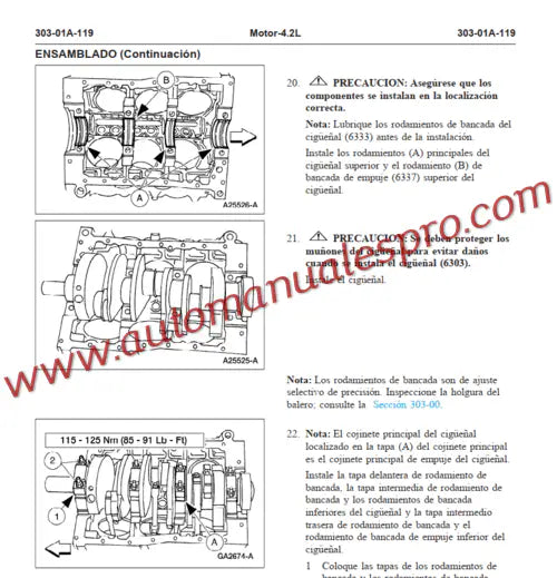 Manual de Taller Ford F-150 y F-250 1997-2000 Español