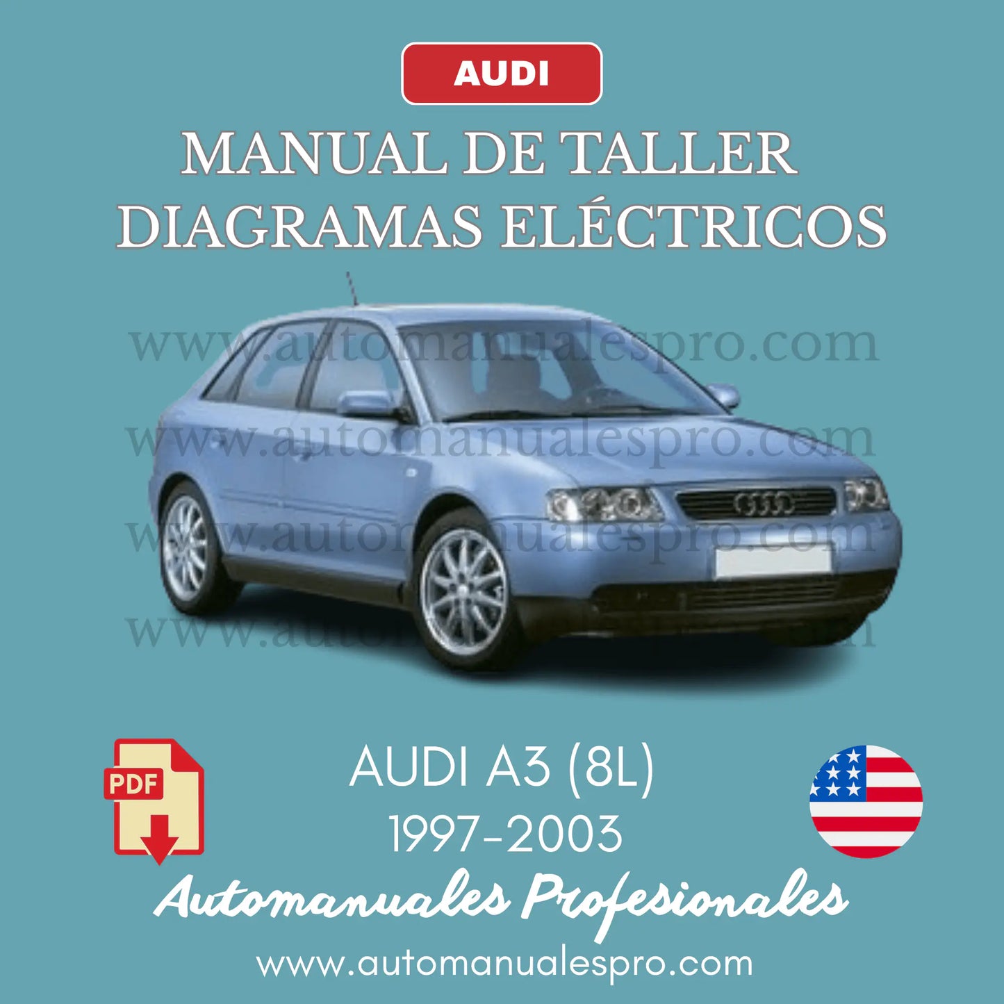 Manual de Taller y Diagramas Audi A3 (8L) 1997-2003