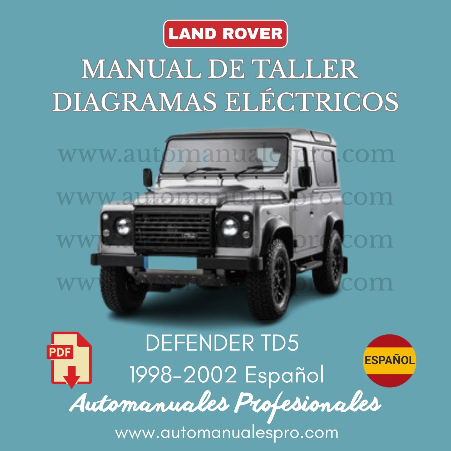 Manual de Taller Land Rover Defender Td5 1998-2002 Español