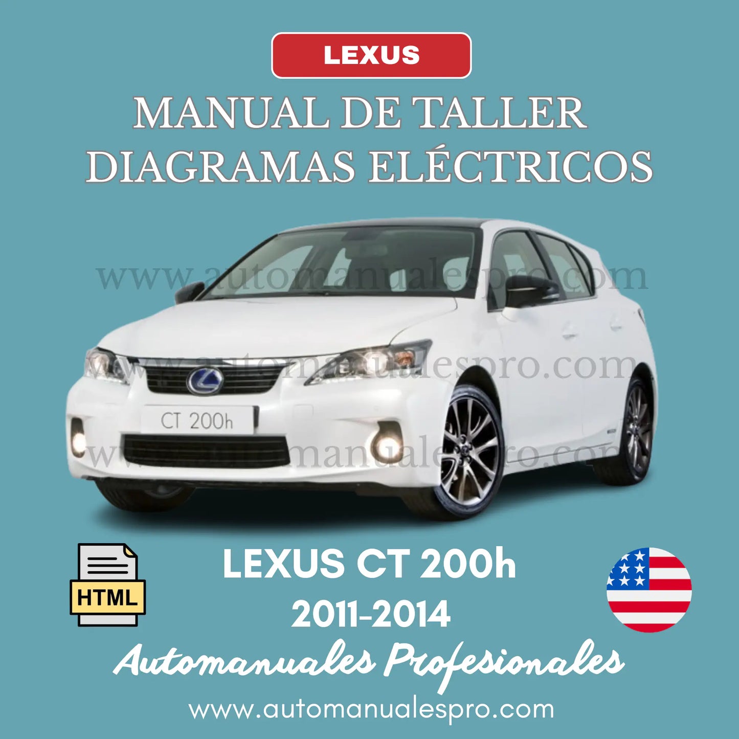 Manual de Taller y Diagramas Lexus CT200h 2011-2014