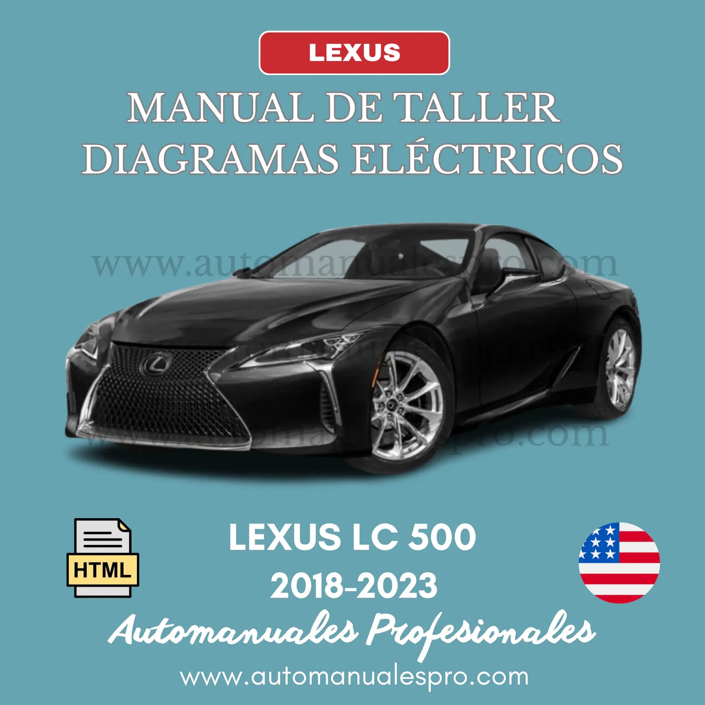 Manual de Taller y Diagramas Lexus LC500 2018-2023