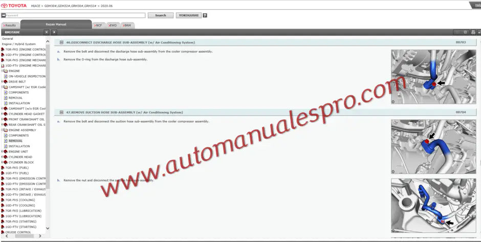 Manual de Taller y Diagramas Toyota Hiace (2019-2022)